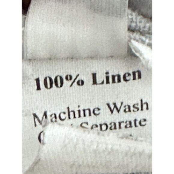 Steel Pony Linen Wearable Art Boho Lagenlook Tunic Dress Small Midi Length Gray - Picture 11 of 16